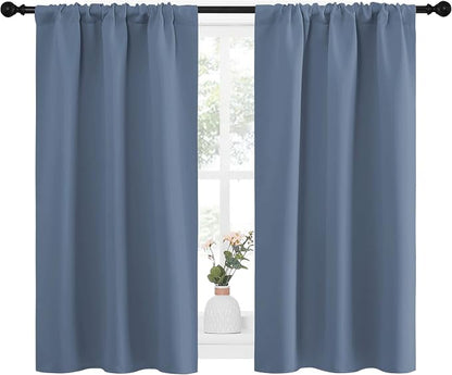 NICETOWN Kitchen Curtains, Short Blackout Curtains & Drapes, Thermal Insulated - Image 2