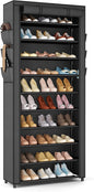 VTRIN Vertical Narrow Shoe Rack Organizer Tall Shoe Rack by VTRIN