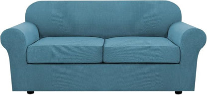 H.VERSAILTEX 3 Piece Stretch Sofa Covers by HVERSAILTEX