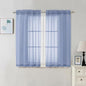 Chyhomenyc Sheer Curtains 54 Inch Long 2 Panels Set by Chyhomenyc