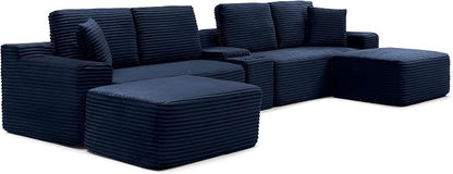 125" Oversized Sectional Couches - Image 9