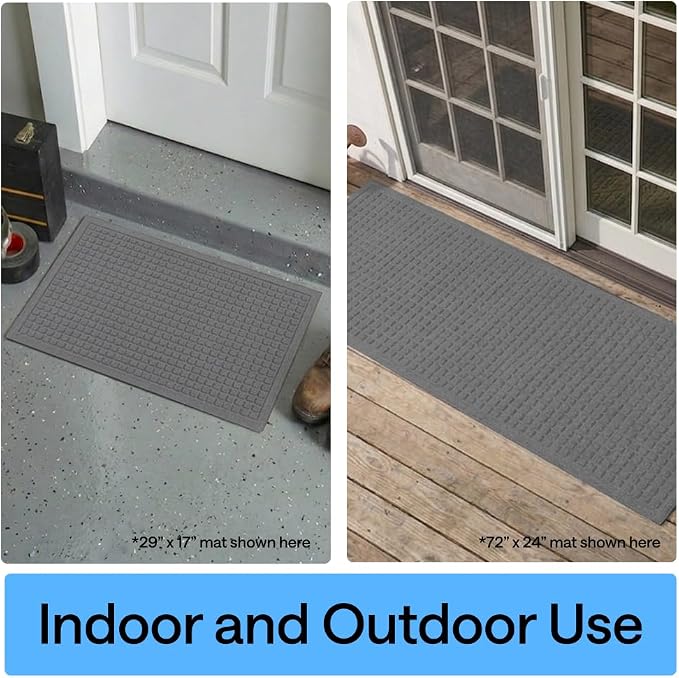GORILLA GRIP® Ultra Absorbent Front Door Mat Outside Entrance, Traps Dirt and - Image 9