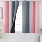Pink and Gray Ombre Blackout Curtains by ESTELARTEXTILER