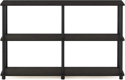 Furinno TURN-N-TUBE Storage Shelves, 3-Tier 47.4 Wide Book Shelf, Corner Shelf - Image 8