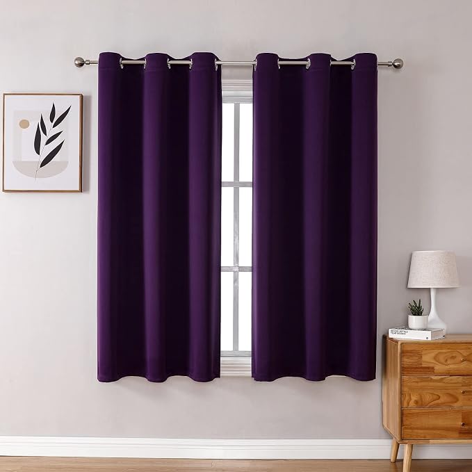 ChrisDowa Blackout Curtains for Bedroom and Living Room 54 Inches Long | 2 by ChrisDowa