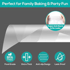 16 Inch Thick Disposable Piping Bags, 100PCS Anti Burst Pastry Bags for Cake Decorating Cream Frosting and Baking Supplies, Tipless Piping