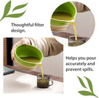 Matcha Whisk Set Ceramic Matcha Set Includes Matcha Bowl Matcha Whisk and Holder, Bamboo Scoop, Sifter, 5 Pcs Matcha Kit for Matcha Lovers
