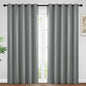 Yakamok Room Darkening Curtains 62x96 inch Length Dove Grey-Living Room | 2 by Yakamok