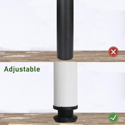 QLLY 27.5 inch / 70cm Adjustable Metal Desk Legs, Heavy Duty Furniture Table - Image 5
