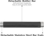 Italian Espresso Tapping Box, Stainless Steel Coffee Grinding Tapping Box, With Detachable Tapping Rod And Anti Slip Rubber Base (Silver-S)