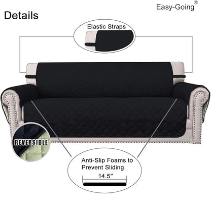Easy-Going Reversible Couch Cover, Small Chair, Water Resistant Furniture Mat - Image 3