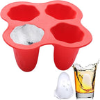 Halloween Ice Cube Molds,5PCS Ghost Silicone Molds for Chocolate, Candy, Jelly,Cake Topper Halloween Party Ice Cube Tray