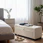 Storage Ottoman Bench for Bedroom, End of Bed Bench by Unknown