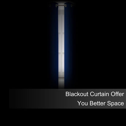 Blackout Curtains 52 x 72 inch/Royal Blue Curtains Set of 2 Panels/Thermal - Image 3