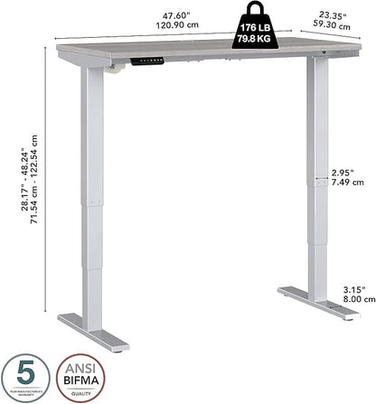 Bush Business Furniture 48-inch Electric Height Adjustable Standing Desk - Image 5