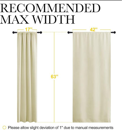 NICETOWN Blackout Curtains for Living Curtains, Room Darkening Window Curtain - Image 3