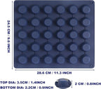 Peanut Butter Cup Molds, Bite-Size Chocolate Molds, Silicone Mold for Keto Fat Bomb, Jelly, Ice and Cordial, 2 PCS (Blue, Bite-Size)