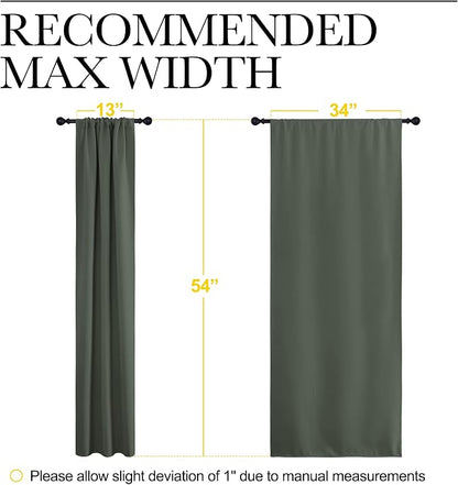 NICETOWN Bedroom Curtains Blackout Draperies - Image 7