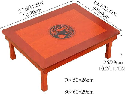 Folding Table, Korean Solid Wood Dining Table/Study Table/Coffee Table/Kang - Image 3