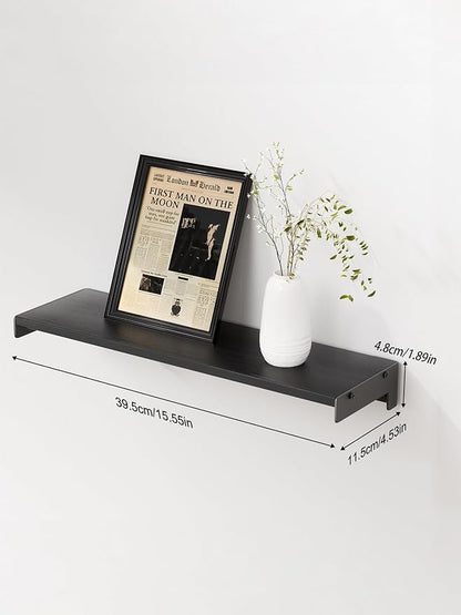 Floating Shelves for Wall, Shelves for Decor Storage Set of 6, Wall Mounted - Image 2