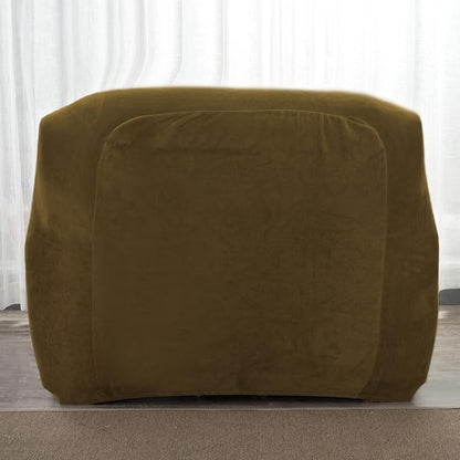 vctops 1-Piece Velvet Plush Stretch Chair Sofa Slipcover Soft Fuzzy Fluffy - Image 5