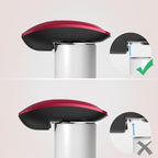 Ultrablade PRO Auto Stop Can Opener - Rechargeable Electric Can Opener for Kitchen for Seniors with Arthritis- One touch Side Cut Can Opener, Smooth Edge, Handfree, Portable Small Size, Red