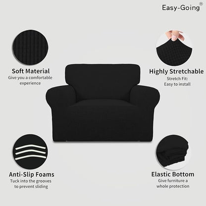 Easy-Going Stretch Oversized Chair Slipcover - Image 3
