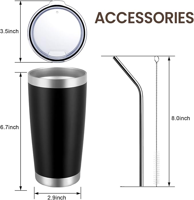 MEWAY 20oz Tumbler Double Wall Vacuum Insulated Travel Glitter Mug,Stainless Steel Tumblers with Lid and Straw, Powder Coated Coffee Cups for Woman (Rainbow Navy,1)