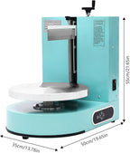 Cake Decorating Coating Machine Cream Spreading Automatic Frosting Turntable with Graduated Scraper for 4-12inch Cakes, 30-200RPM Rotating Speed