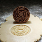 Wood Cookie Stamp, 2.5 Inch (Jelly Roll CS-085)