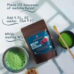 Pantenger Matcha Green Tea Powder and Reishi Mushroom. 2.12 OZ (60 grams). USDA ORGANIC. Japanese Reishi Mushroom with Japanese Matcha Tea.