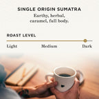Peet's Coffee, Dark Roast Keurig K-Cup Pods - Single Origin Sumatra 32 Count (1 Box of 32 K-Cup Pods)