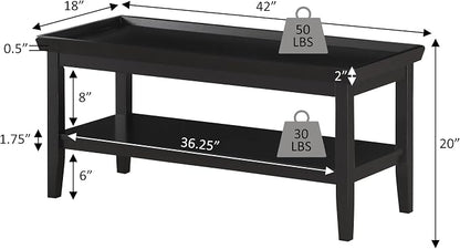 Convenience Concepts Ledgewood Coffee Table 42" - Image 3