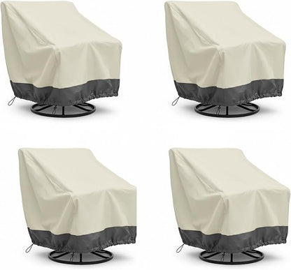 4 Pack Heavy Duty Patio Chair Covers by HI%C2%B7%C2%B7%C2%B7YOURCOVER