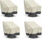 4 Pack Heavy Duty Patio Chair Covers by HI%C2%B7%C2%B7%C2%B7YOURCOVER