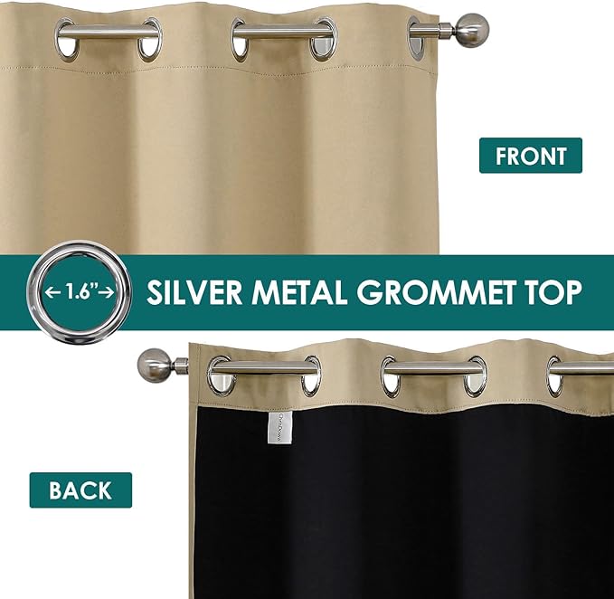 ChrisDowa 100% Blackout Curtains - Image 3