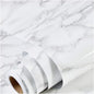practicalWs Marble Wallpaper Granite White and Gray Wall Paper Roll 47.2" x by practicalWs