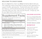 Grace Farms SHINE Wellness Organic Tea Blend (16 Pyramid Sachets) | Hydrating Tea For Skin and Detox | Rooibos, Rosehips, Hibiscus, Tulsi, and Haritaki | Fairtrade and Kosher | Gives Back 100% of Profits