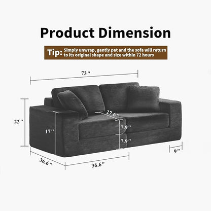 FILUXE Modular Sectional Sofa, Modern Modular Sofa Couch - Image 3