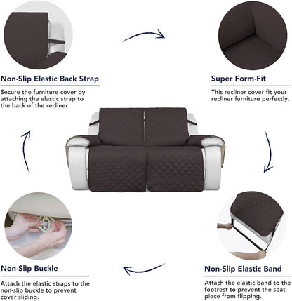 PureFit Water Resistant Reversible Sofa Cover - Image 4