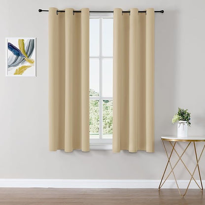 ChrisDowa Blackout Curtains for Bedroom and Living Room 54 Inches Long | 2 by ChrisDowa
