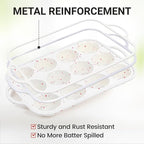 CAKETIME Silicone Muffin Pans for Baking, Metal Reinforced Frame Regular 24 Cups & Mini 12 Cups Cupcake Pan Nonstick Muffin Pan for Homemade Baking Easy to Handle