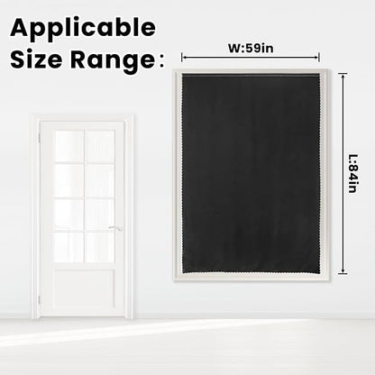 Adhesive Blackout Curtains- Self Stick Shades Window Blinds Curtains No Rod - Image 7