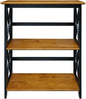 Casual Home Shelf Bookcase Antique Walnut/Black by CasualHome