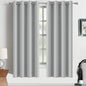 Yakamok Room Darkening Curtains 52x72 inch Length Light Grey-Living Room | 2 by Yakamok