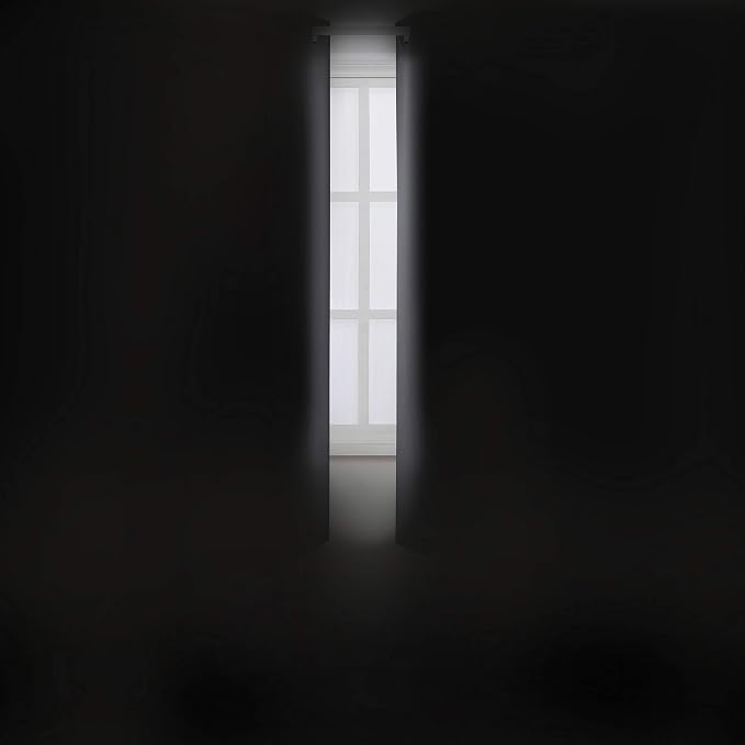 Frost Grey Blackout Curtains 34 x 63 Inch Length/Set of 2 Curtain - Image 3