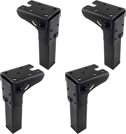 4Pcs Folding Table Furniture Legs 5.5 Inch, Heavy Duty Metal Hairpin Table Legs - Image 8