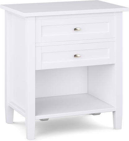 SIMPLIHOME Warm Shaker Bedside Table by SimpliHome