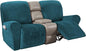 H.VERSAILTEX Velvet Stretch Recliner Couch Covers 6-Pieces Recliner Loveseat by HVERSAILTEX
