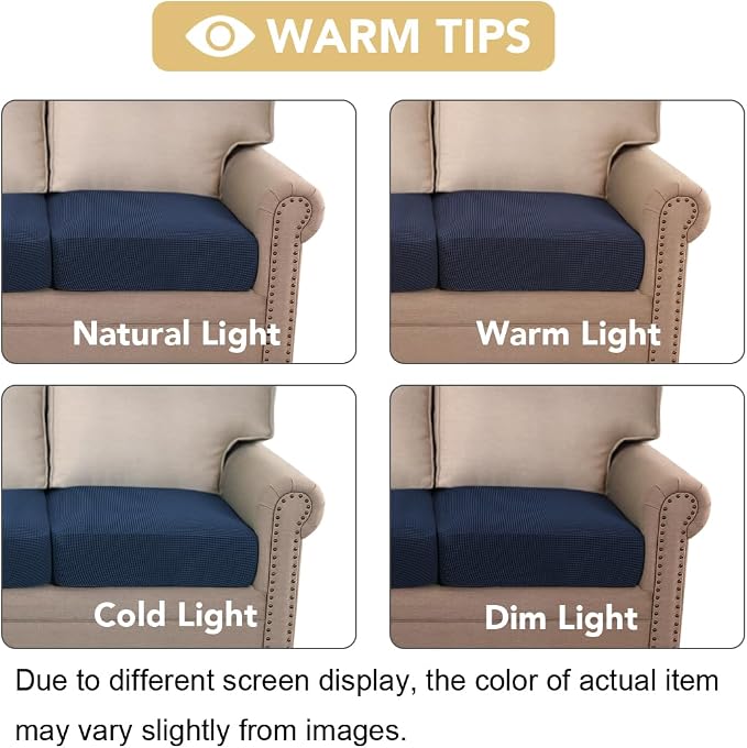 H.VERSAILTEX Super Stretch Individual Seat Cushion Covers - Image 7